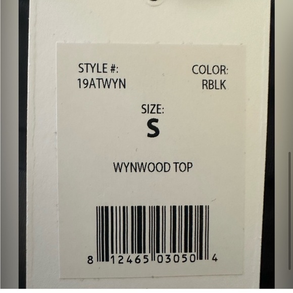 Andie Swim, The Wynwood‎ One Shoulder Bikini Top, Black, Size S, NWT - Picture 7 of 9